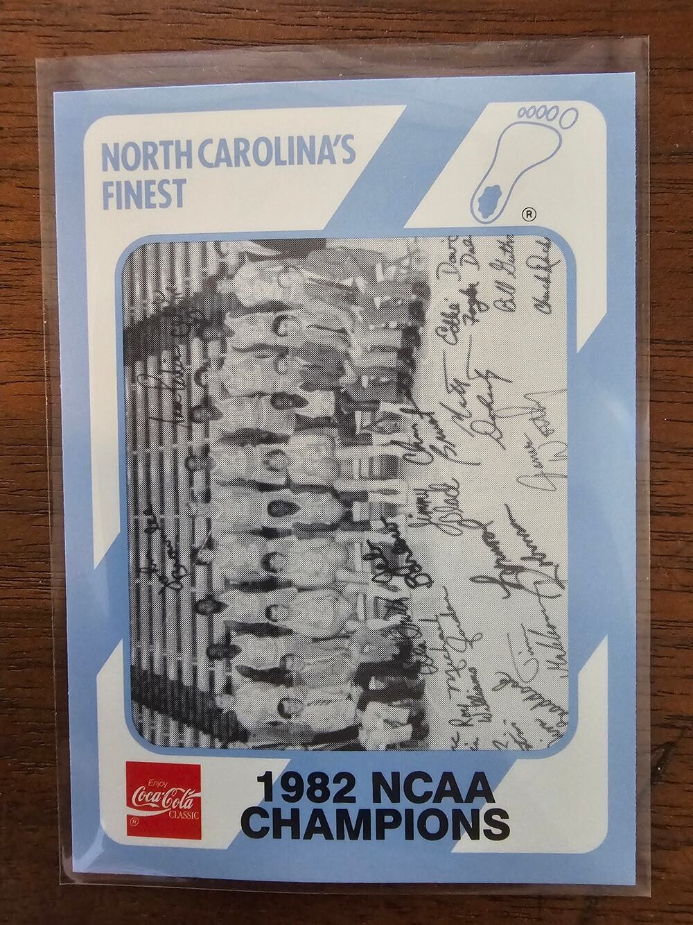 1982 NCAA Champions - 1989 Collegiate Collection #200  - North Carolina's Finest
